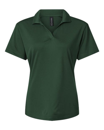 AllPro Women's Pro-Lock Performance Polo - Forest Green Front