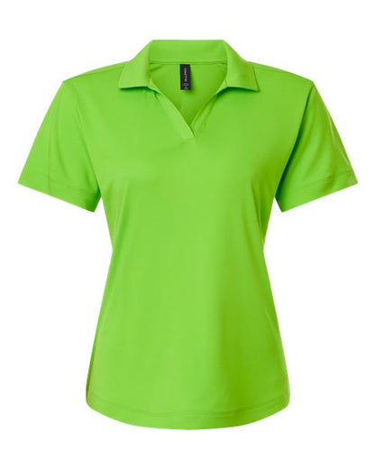 AllPro Women's Pro-Lock Performance Polo - Lime Front