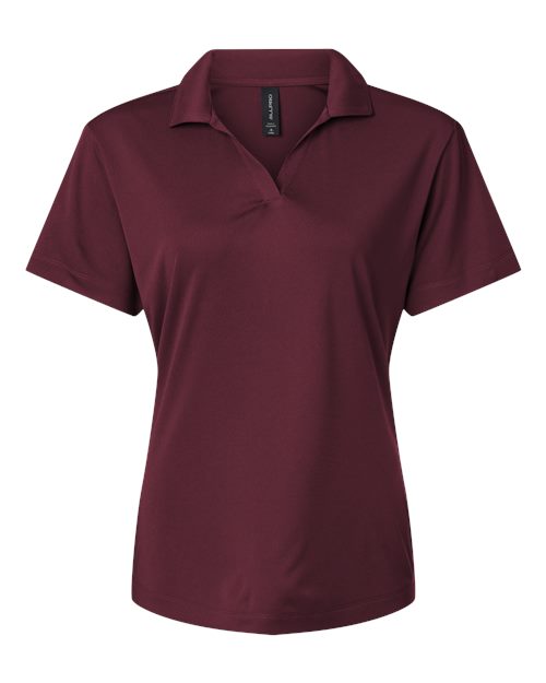 AllPro Women's Pro-Lock Performance Polo - Maroon Front