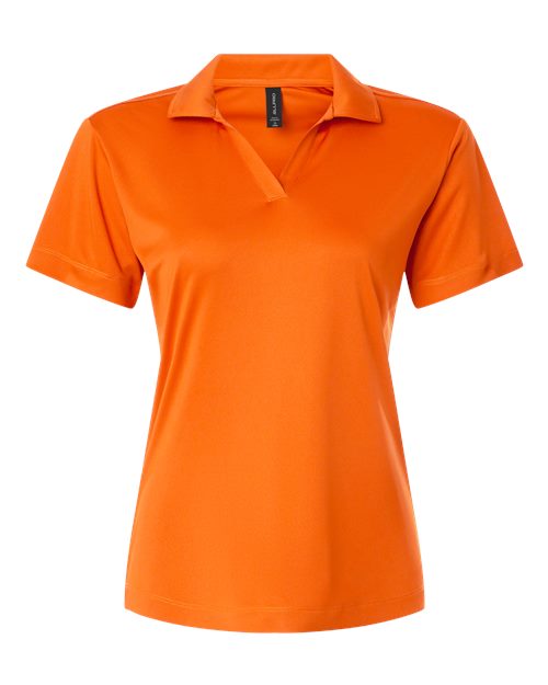 AllPro Women's Pro-Lock Performance Polo - Neon Orange Front