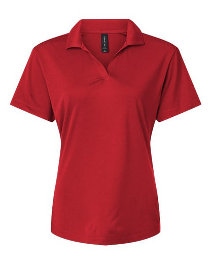 AllPro Women's Pro-Lock Performance Polo - Red Front