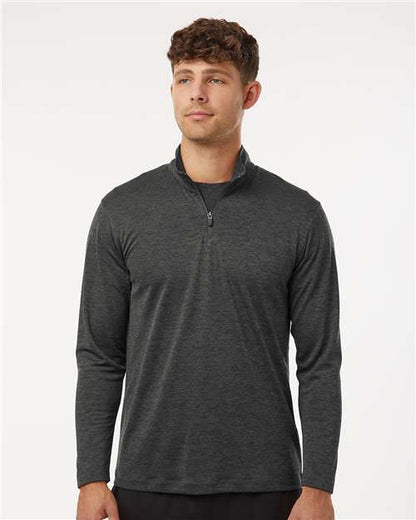 AllPro Men's Pro-Lock Performance Mélange Quarter-Zip Pullover - Model Front