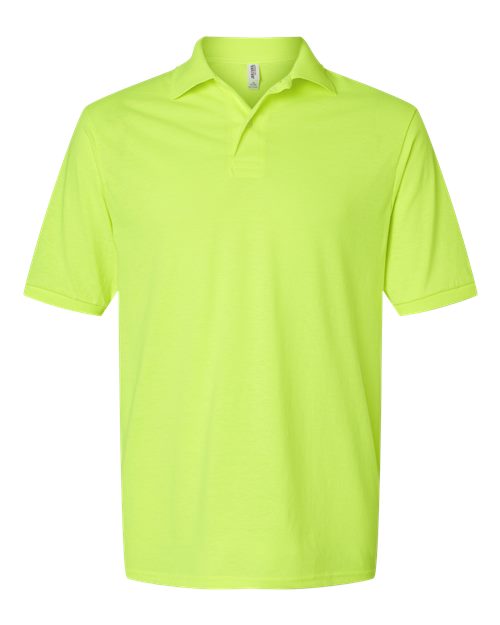 JERZEES Men's Dri-Power® Polo - Safety Green Front