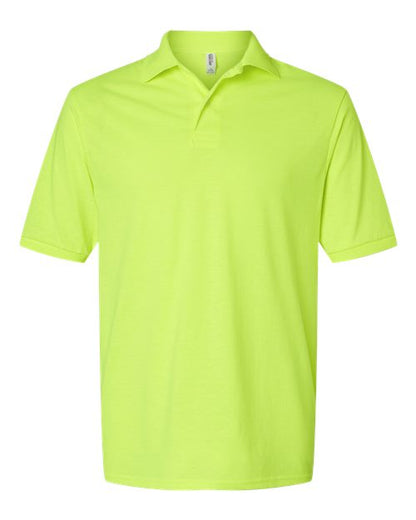 JERZEES Men's Dri-Power® Polo - Safety Green Front