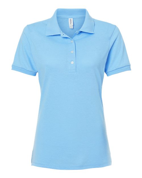 JERZEES Women's Dri-Power® Polo - Light Blue Front