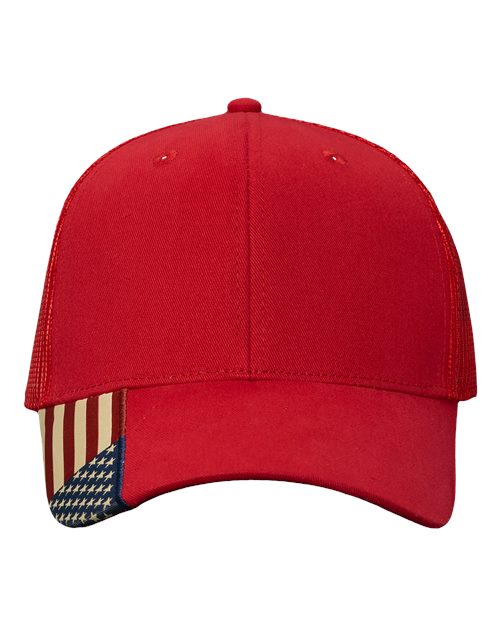 Kati USA Flag Mesh Cap - Red/ USA Mesh Front