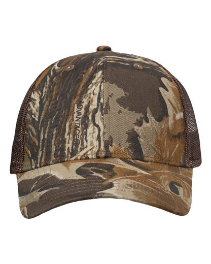 Valucap Licensed Camo Mesh Cap - Advantage Classic/ Brown Mesh Front