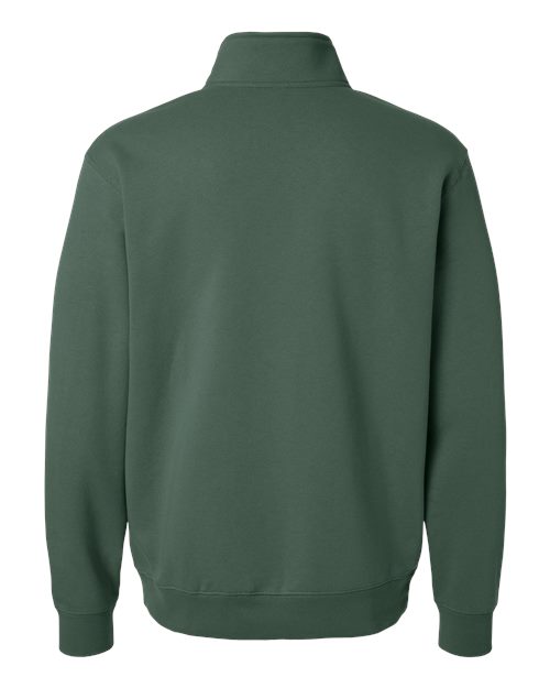 Independent Trading Co. Unisex Midweight Quarter-Zip Pullover - Back