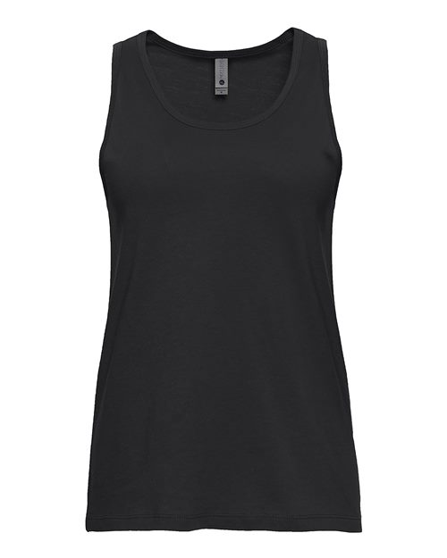 Next Level Women's Cotton Tank - Black Front