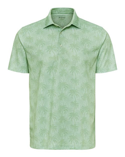 Paragon Men's Charleston Sublimated Polo - Palm Green Front