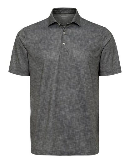 Paragon Men's Brunswick Performance Polo - Dark Grey Front