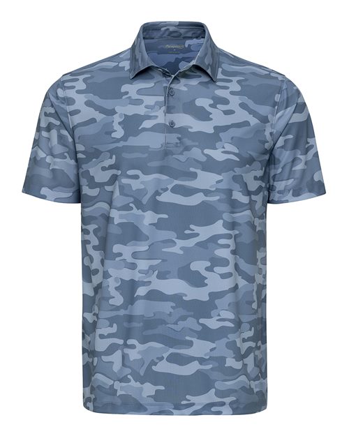 Paragon Men's Newport Camo Polo - Blue Camo Front