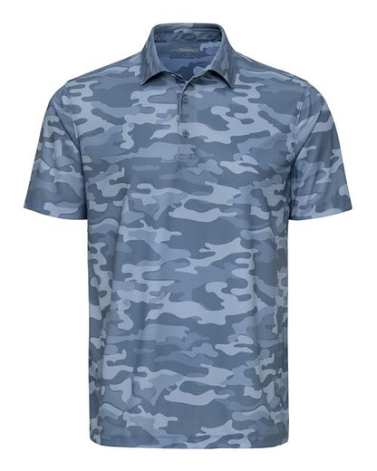 Paragon Men's Newport Camo Polo - Blue Camo Front