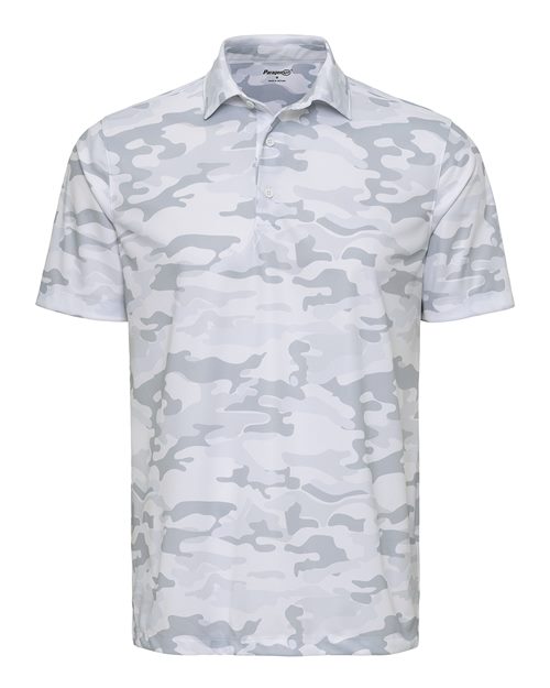 Paragon Men's Newport Camo Polo - White Camo Front