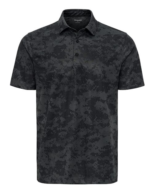 Paragon Men's Monterey Printed Polo - Black Front