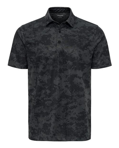Paragon Men's Monterey Printed Polo - Black Front