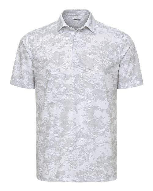 Paragon Men's Monterey Printed Polo - White Front