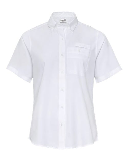 Paragon Women's Hatteras Performance Short Sleeve Fishing Shirt - White Front