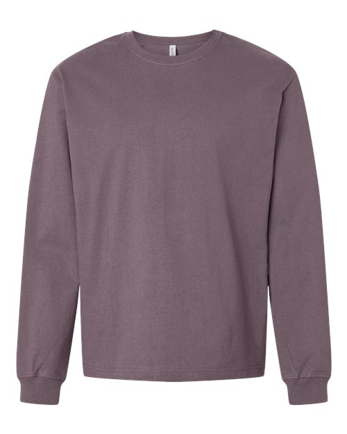 BELLA + CANVAS Unisex 7.5 oz Heavyweight Long Sleeve Tee - Purple Storm Front