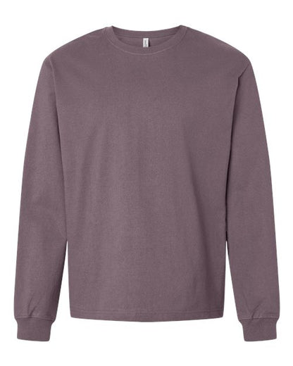 BELLA + CANVAS Unisex 7.5 oz Heavyweight Long Sleeve Tee - Purple Storm Front