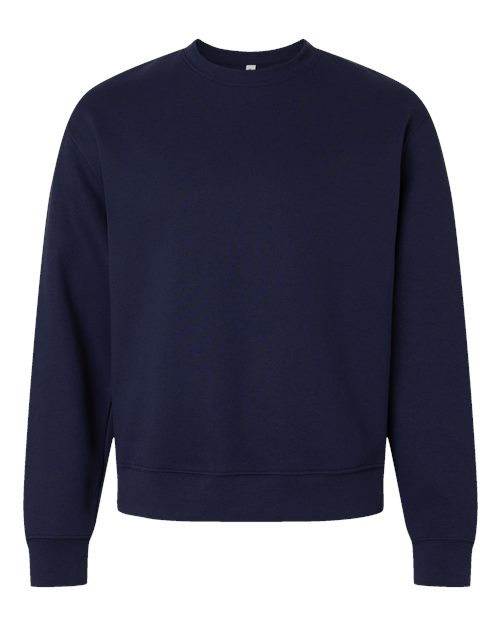 BELLA + CANVAS Unisex 10 oz. Heavyweight Crewneck Sweatshirt - Navy Front