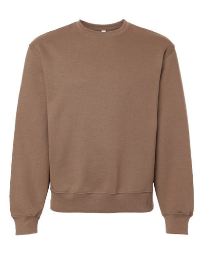 BELLA + CANVAS Unisex 10 oz. Heavyweight Crewneck Sweatshirt - Vintage Brown Front