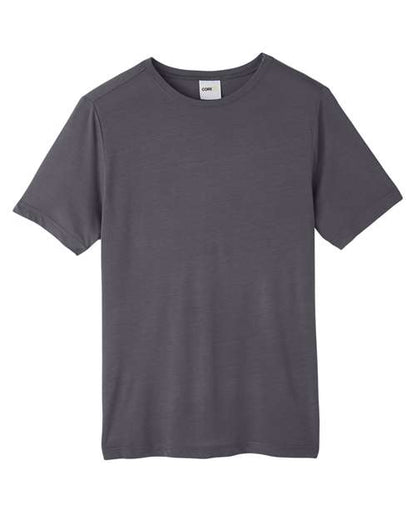CORE365 Unisex Fusion ChromaSoft™ Performance T-Shirt - Carbon Front