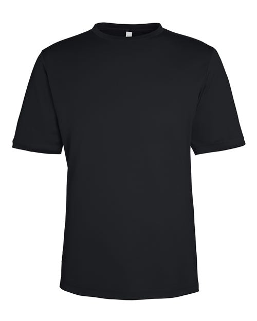 CORE365 Unisex Capital Performance T-Shirt - Black Front