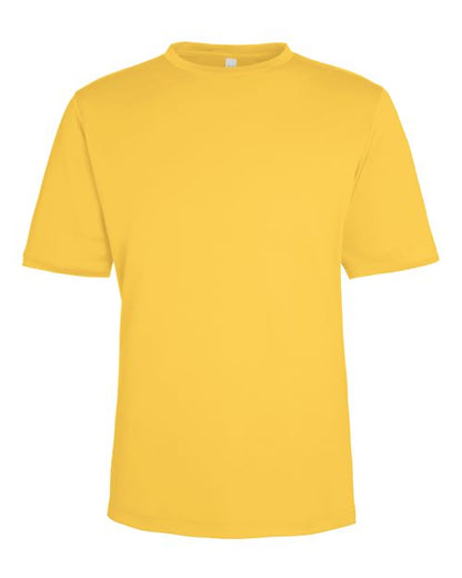 CORE365 Unisex Capital Performance T-Shirt - Campus Gold Front