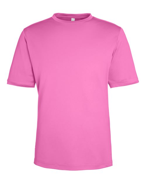 CORE365 Unisex Capital Performance T-Shirt - Charity Pink Front