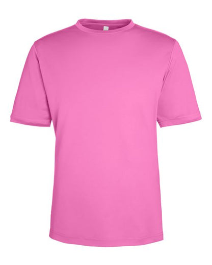 CORE365 Unisex Capital Performance T-Shirt - Charity Pink Front
