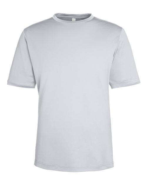 CORE365 Unisex Capital Performance T-Shirt - Platinum Front