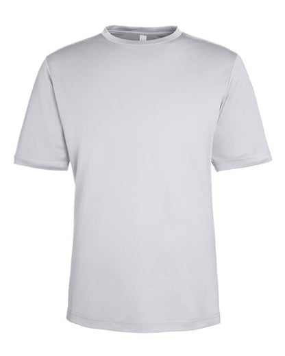 CORE365 Unisex Capital Performance T-Shirt - Platinum Front