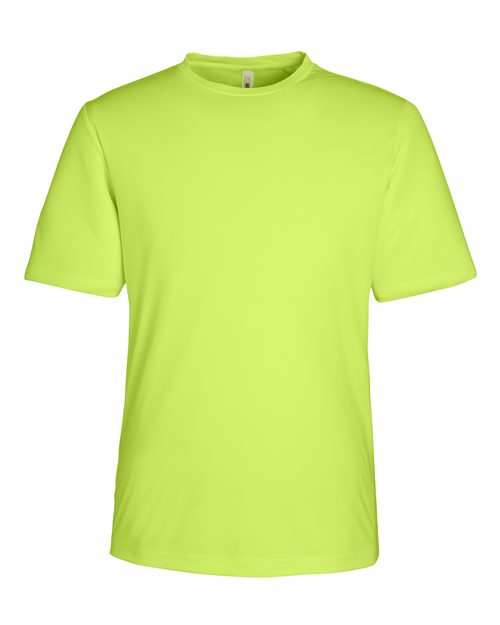 CORE365 Unisex Capital Performance T-Shirt - Safety Yellow Front