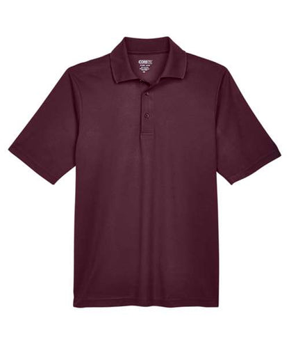 CORE365 Men's Origin Performance Piqué Polo - Burgundy Front