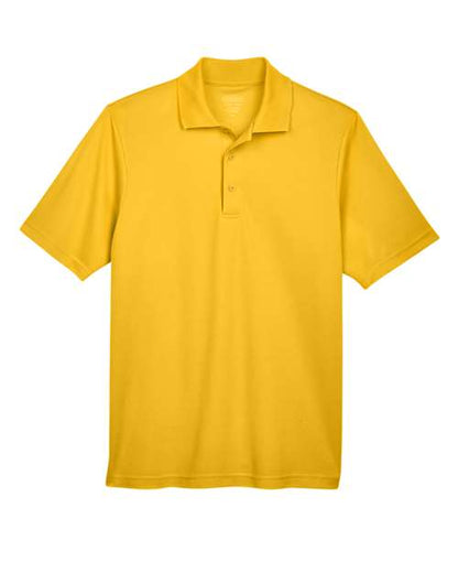 CORE365 Men's Origin Performance Piqué Polo - Campus Gold Front