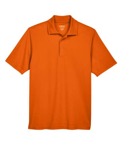 CORE365 Men's Origin Performance Piqué Polo - Campus Orange Front