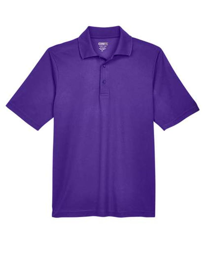 CORE365 Men's Origin Performance Piqué Polo - Campus Purple Front