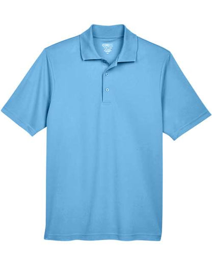CORE365 Men's Origin Performance Piqué Polo - Columbia Blue Front