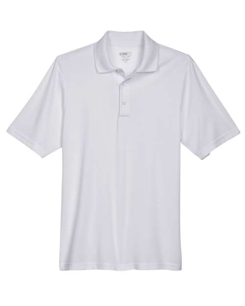 CORE365 Men's Origin Performance Piqué Polo - Platinum Front