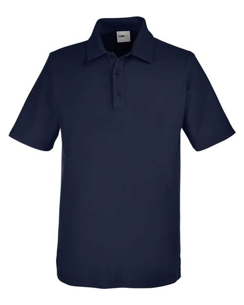 CORE365 Men's Fusion ChromaSoft™ Pique Polo - Classic Navy Front