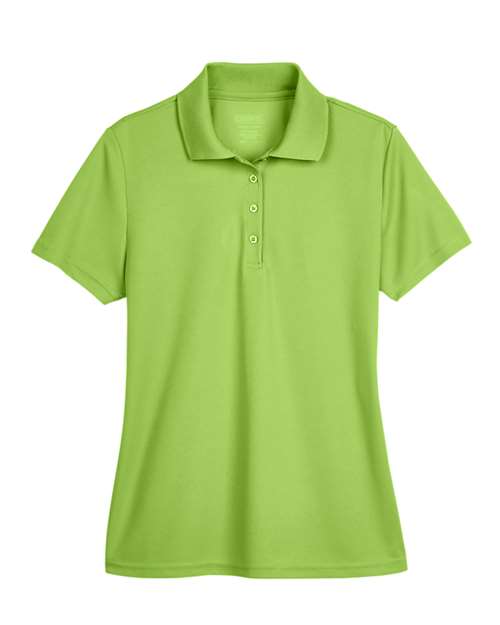 CORE365 Women's Origin Performance Piqué Polo - Acid Green Front