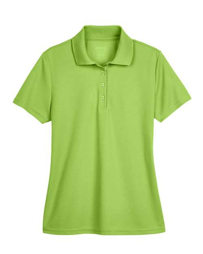 CORE365 Women's Origin Performance Piqué Polo - Acid Green Front