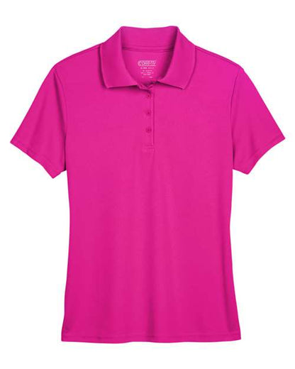 CORE365 Women's Origin Performance Piqué Polo - Bright Magenta Front