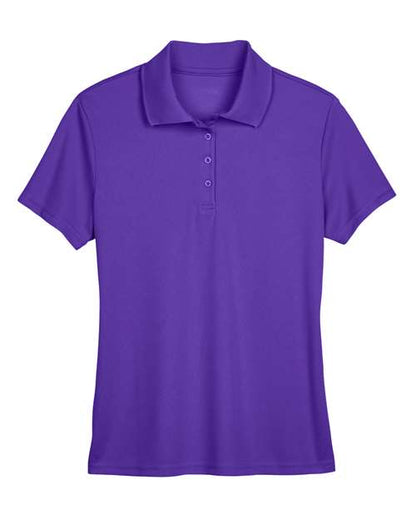 CORE365 Women's Origin Performance Piqué Polo - Campus Purple Front
