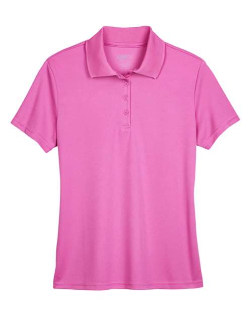 CORE365 Women's Origin Performance Piqué Polo - Charity Pink Front