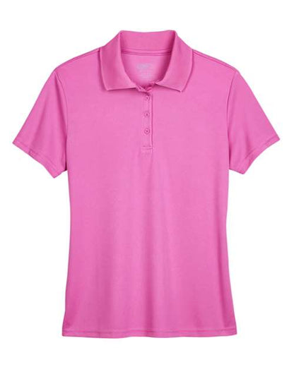 CORE365 Women's Origin Performance Piqué Polo - Charity Pink Front