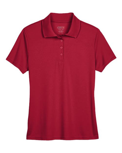 CORE365 Women's Origin Performance Piqué Polo - Classic Red Front