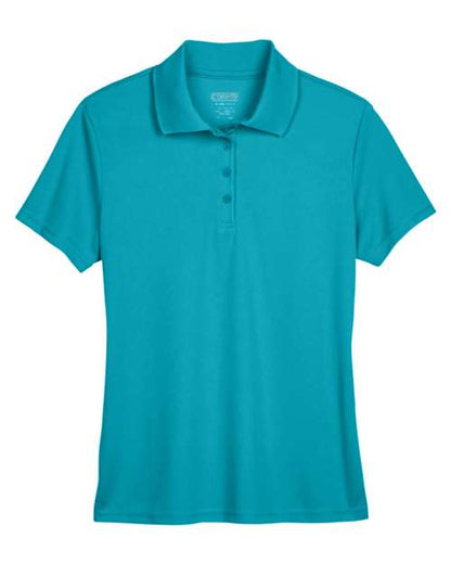 CORE365 Women's Origin Performance Piqué Polo - Clear Teal Front
