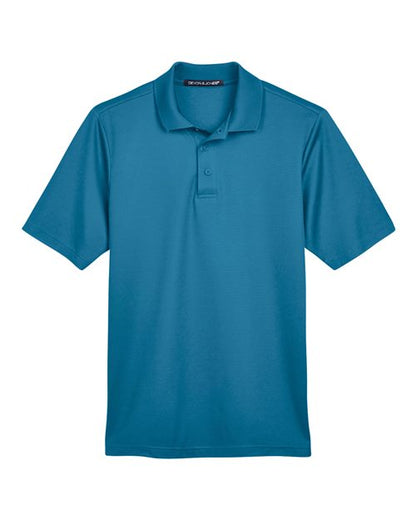 Devon & Jones Men's CrownLux Performance® Plaited Polo - Dark Teal Front